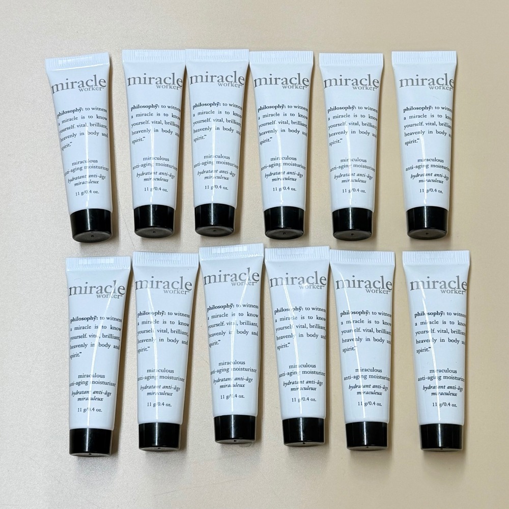Lot of 12 Philosophy Miracle Worker Miraculous Anti-Aging Moisturizer 0.4 oz New